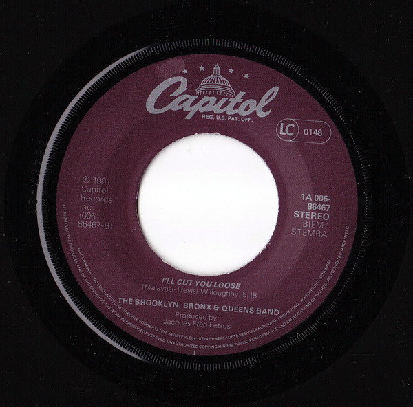 The Brooklyn, Bronx & Queens Band : Starlette (7")