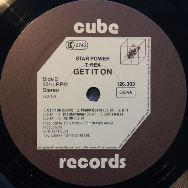 T. Rex : Electric Warrior (LP, Album)