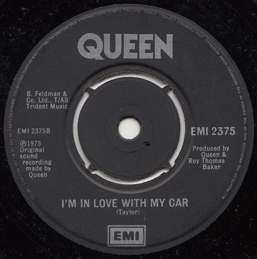Queen : Bohemian Rhapsody (7", Single, RP, Bla)