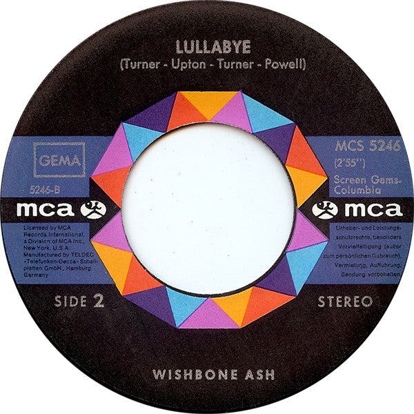 Wishbone Ash : Jail Bait (7", Single)