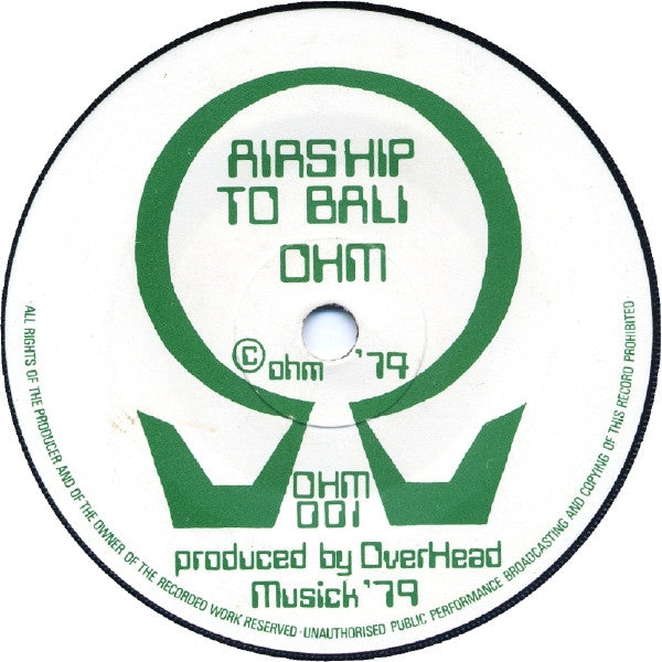 Ohm (10) : Kanon / Airship To Bali (7")