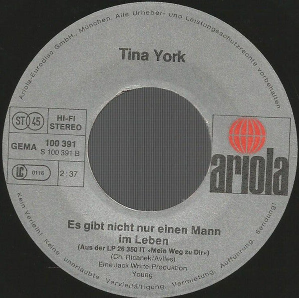 Tina York : Dieter (7", Single)