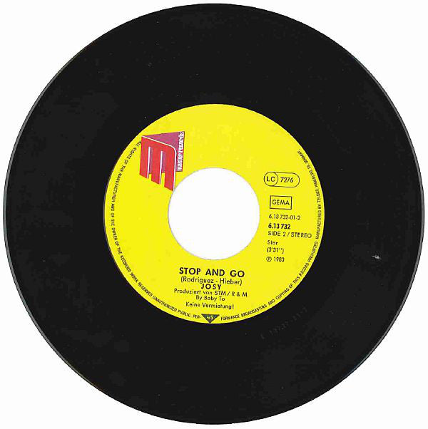 Josy : Mama Say (7", Single, Promo)