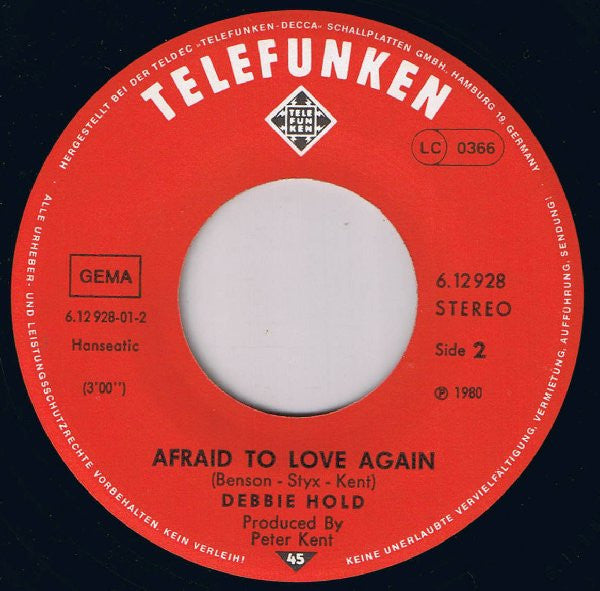 Debbie Hold : San Lucia (7", Single)