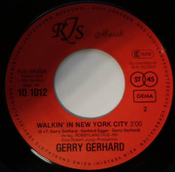 Gerry Gerhard : I Like To Go On Holiday (7", Single)