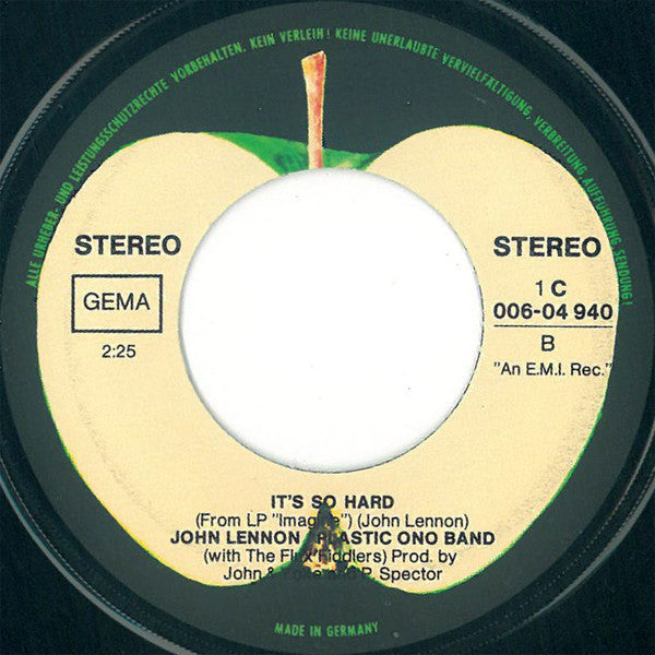 John Lennon, Plastic Ono Band* : Imagine (7", Single, RE)