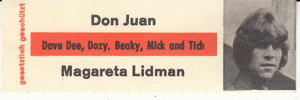 Dave Dee, Dozy, Beaky, Mick & Tich : Don Juan (7", Single, Mono)