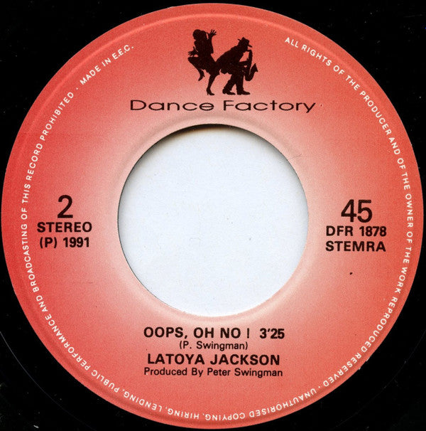 LaToya Jackson* : Oops, Oh No! (7")
