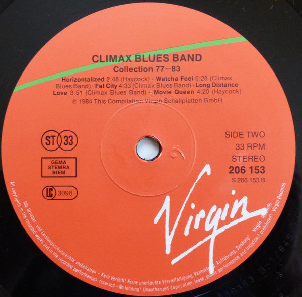 Climax Blues Band : Collection '77-'83 (LP, Comp)