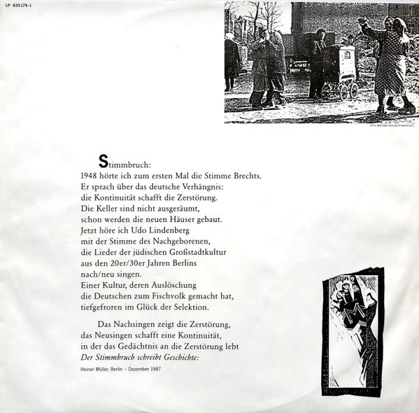 Udo Lindenberg : Hermine (LP, Album)