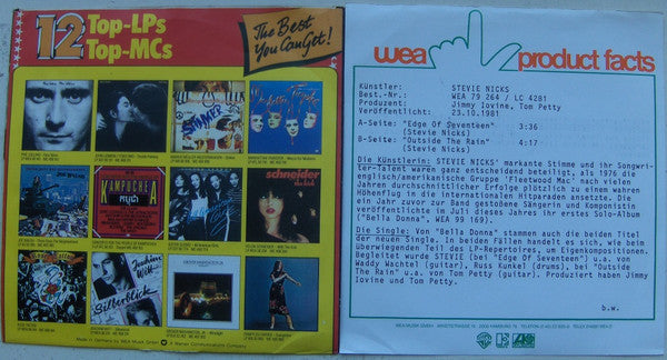 Stevie Nicks : Edge Of Seventeen (7", Single)