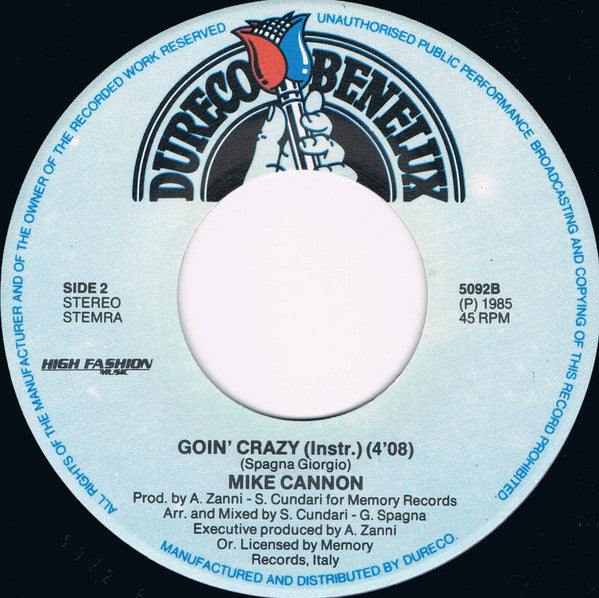 Mike Cannon : Goin' Crazy (7")