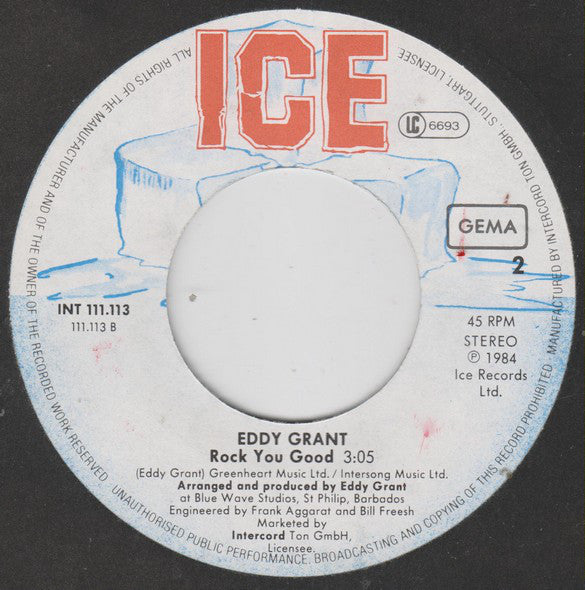 Eddy Grant : Dance Party (7", Single)