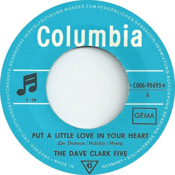 The Dave Clark Five : Put A Little Love In Your Heart / 34-06 (7", Single)
