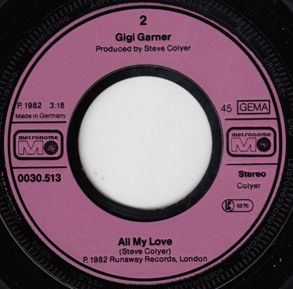 Gigi Garner : Heartbreaker (7", Single)