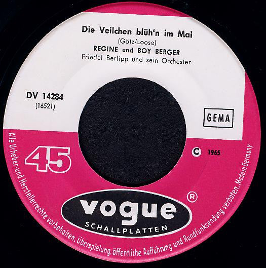Regine Und Boy* : Ich Trau' Dir (7", Single)