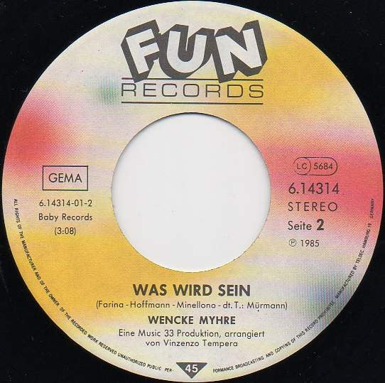 Wencke Myhre : Keep Smiling (7", Single)