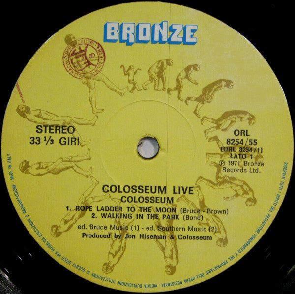 Colosseum : Colosseum Live (2xLP, Album, RE)