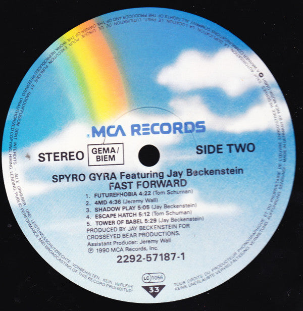 Spyro Gyra Featuring Jay Beckenstein : Fast Forward (LP, Album)