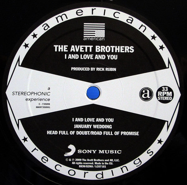 The Avett Brothers : I And Love And You (2xLP, Album)
