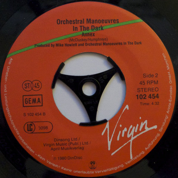 Orchestral Manoeuvres In The Dark : Enola Gay (7", Single)