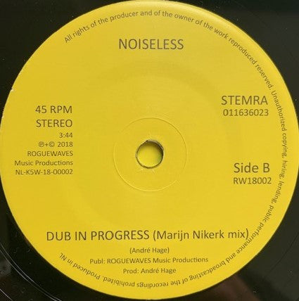 Noiseless (5) : Progress (7", Single, Sma)