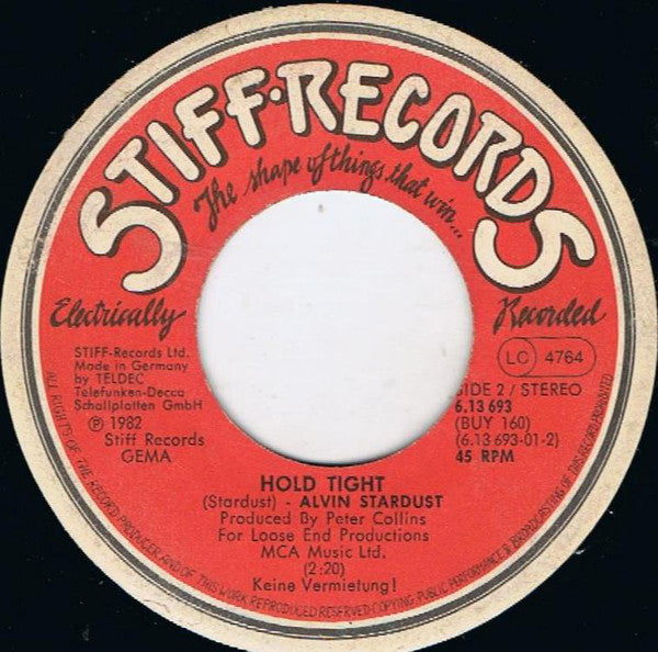 Alvin Stardust : A Picture Of You (7", Single)