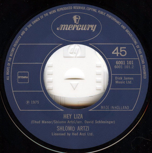 Shlomo Artzi : At Veani (7", Single)