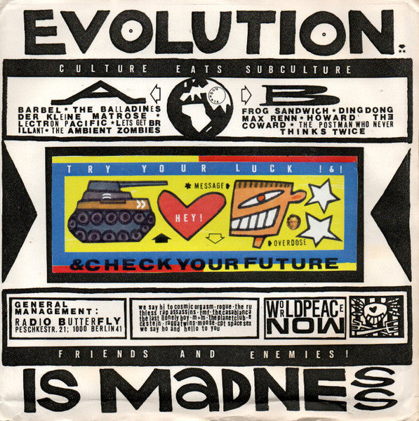 Various : Evolution Is Madness (7", Comp)