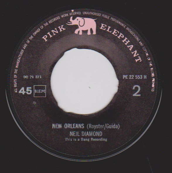 Neil Diamond : Girl, You'll Be A Woman Soon / New Orleans (7", Single)