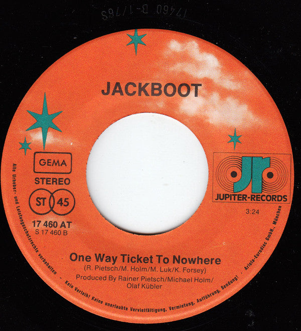 Jackboot : Remember (Walking In The Sand) (7", Single)