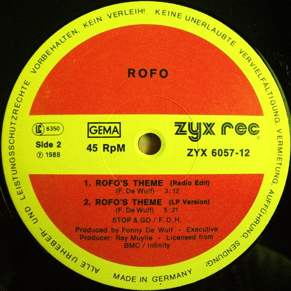 Rofo : Rofo's Theme (12")
