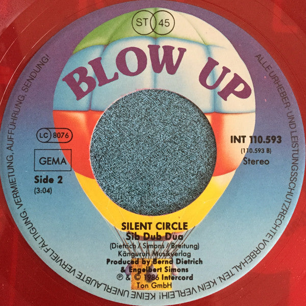 Silent Circle : Love Is Just A Word (7", Single, Red)