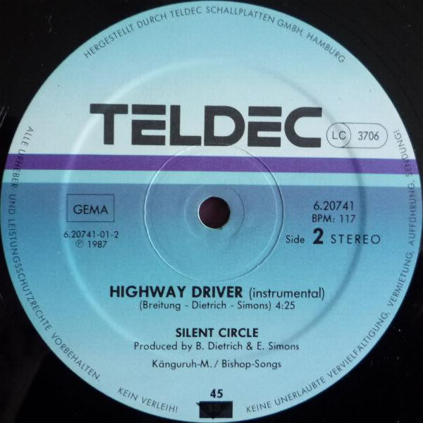 Silent Circle : Danger Danger (Racing Mix) (12", Maxi)