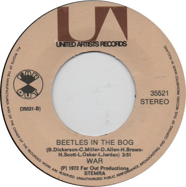 War : The Cisco Kid (7", Single)