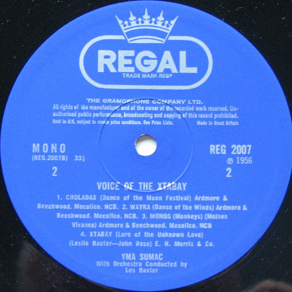 Yma Sumac : Voice Of The Xtabay (LP, Album, Mono, RE)