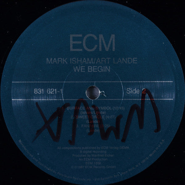 Mark Isham / Art Lande : We Begin (LP, Album)