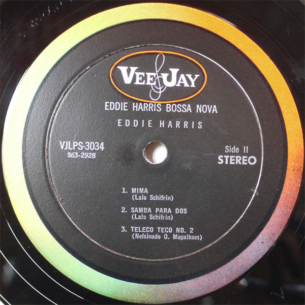 Eddie Harris : Bossa Nova (LP, Album, Mon)