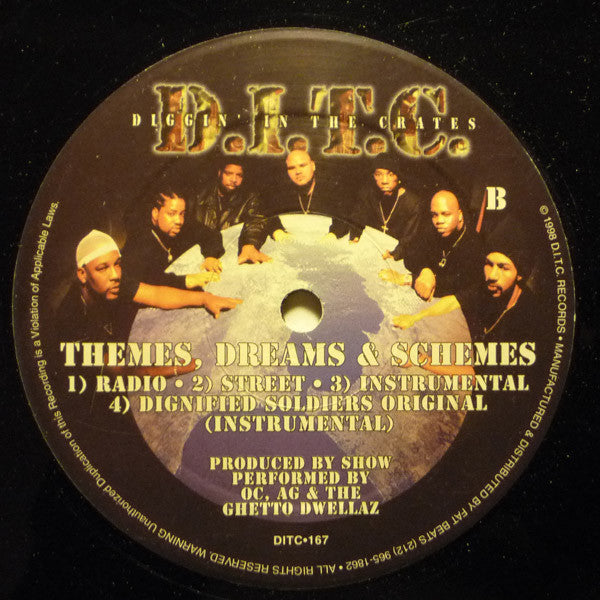 D.I.T.C. : Dignified Soldiers / Themes, Dreams & Schemes (12")