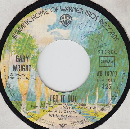 Gary Wright : Dream Weaver (7", Single)