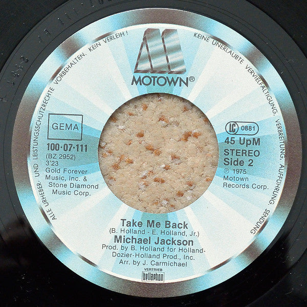 Michael Jackson : One Day In Your Life (7", Single)