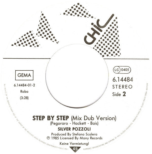 Silver Pozzoli* : Step By Step (7", Single)