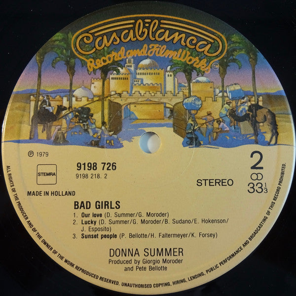 Donna Summer : Bad Girls (2xLP, Album, Gat)