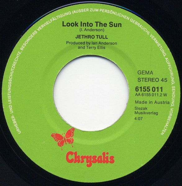 Jethro Tull : Locomotive Breath / Look Into The Sun (7", Single, RE)
