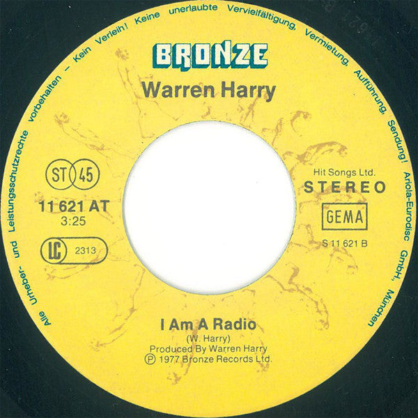 Warren Harry : Sail On (7", Single)