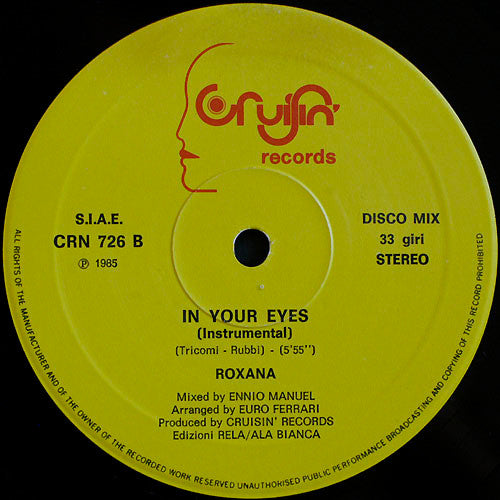 Roxana : In Your Eyes (12")