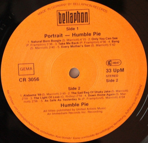 Humble Pie : Portrait (2xLP, Comp)