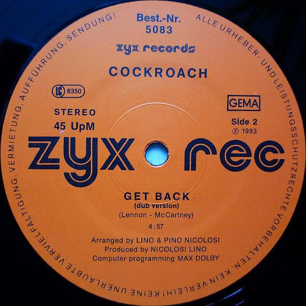 Cockroach (2) : Get Back (12")