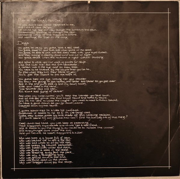 Pink Floyd : Animals (LP, Pin)