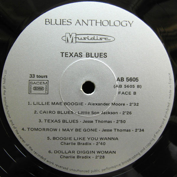 Various : Texas Blues (LP, Album, Comp, RE)